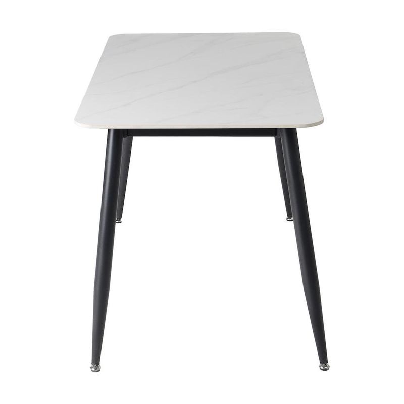 Set Comedor Bremis para 4 Personas Color Gris Oscuro