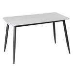 Set Comedor Bremis para 4 Personas Color Gris Oscuro