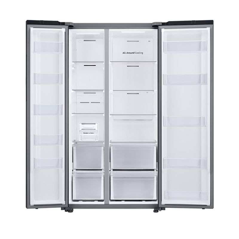 Refrigerador Samsung Side By Side Bespoke SpaceMax 23 Pie³ Color Blanco