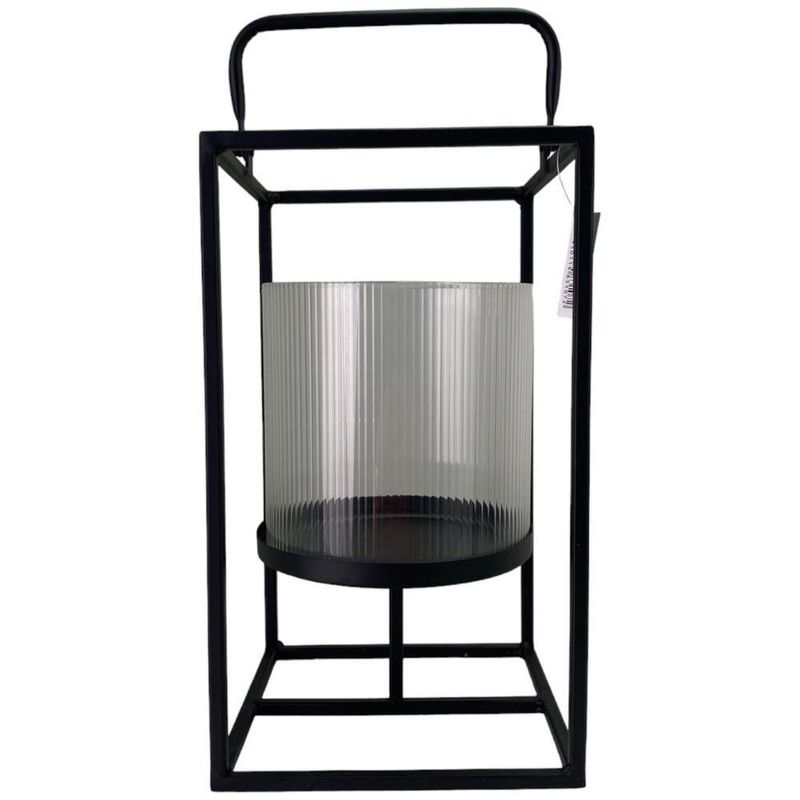 Candelero de Metal Negro