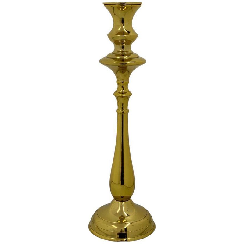 Candelero Decorativo Alto Dorado