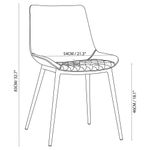 Silla Burgos Café 47x46x83 Cm