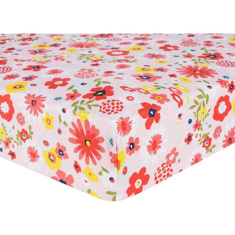 Set de Sábanas Cobertoras 2 Piezas Chispas Floral Multicolor