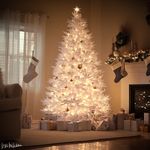 Serie LED Cálidas Cable Transparente de 300 Luces