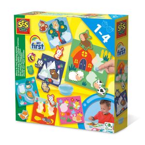 Juego Dónde Vivo Pegar Animales