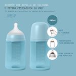 Biberón con Válvula Anticólicos Azul de 8 Oz - Suavinex
