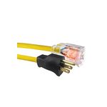 Extensión de Interior y Exterior Amarilla 12/3 SJTW de 25 Pies - Ace