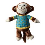 Juguete para Perro de Mono con Pijama de Bananas