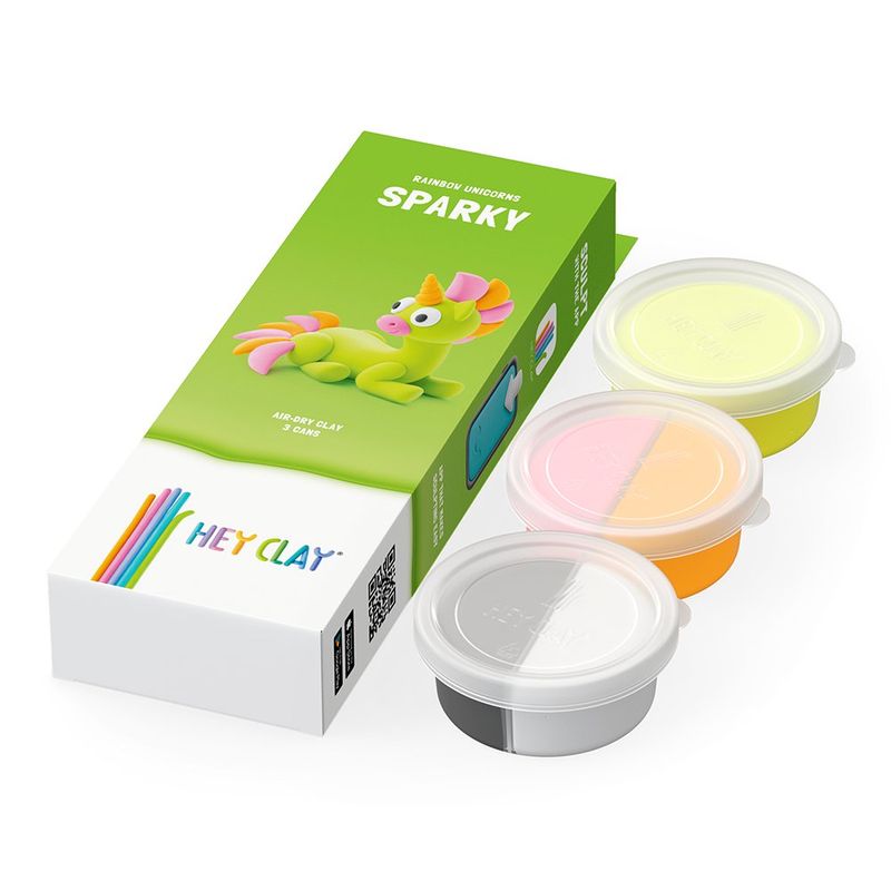 Plastilina Interactiva Unicornio Brighty 3 Botes