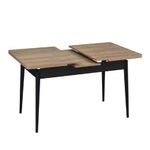 Mesa Extensible con Patas de Metal 70X150X75 Cm
