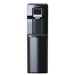 Dispensador de Agua Tipo Piso con Fábrica de Hielo Negro