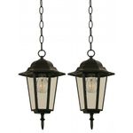 Set de 2 Faroles para Exterior Colgantes