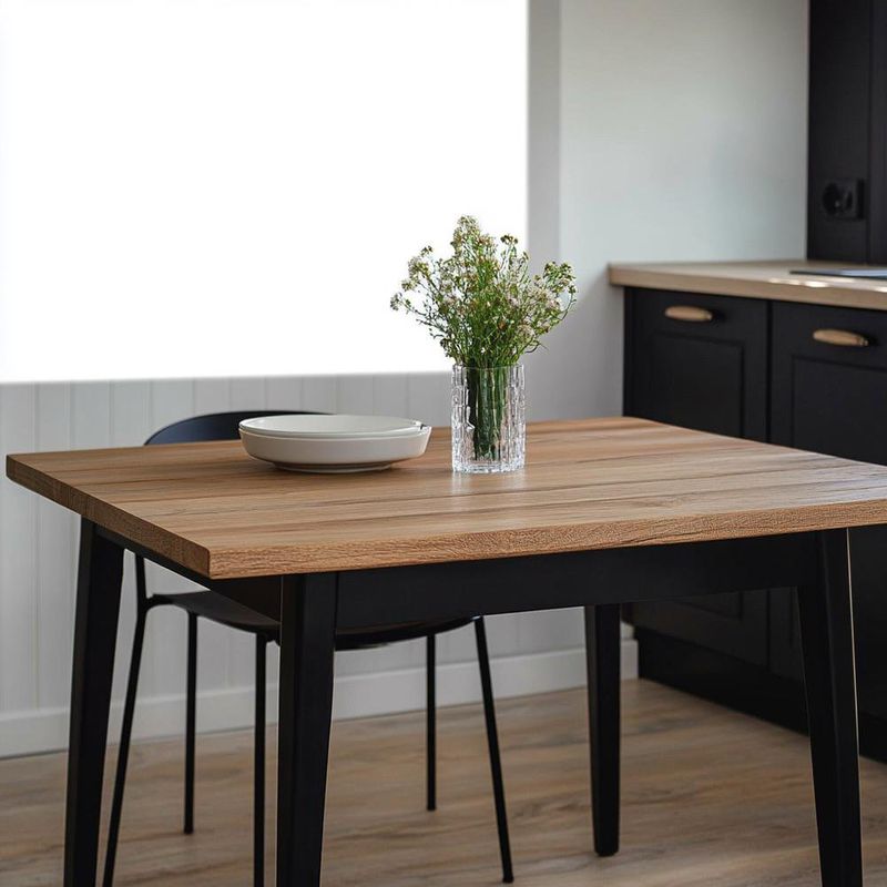 Mesa Extensible con Patas de Metal 70X150X75 Cm