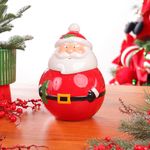 Galletero Santa con Tapa 16.5X16.5 Cm