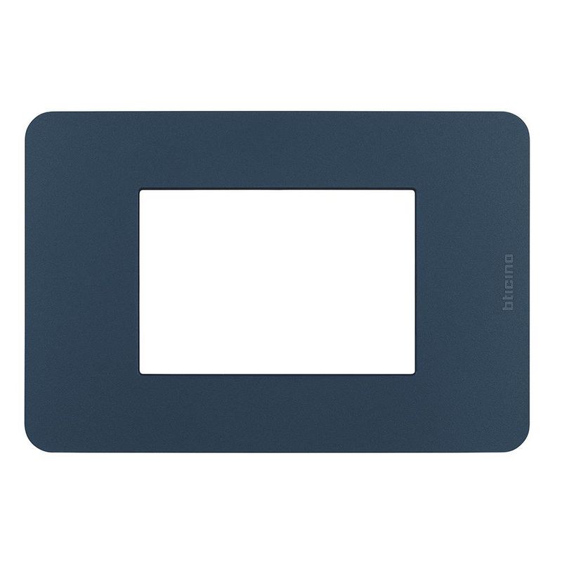 Placa de 3 Módulos Matix Go Azul