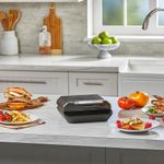 Sandwichera Negra 2 Porciones