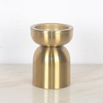 Candelero con Base Bronce 14 Cm