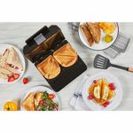 Sandwichera Negra 2 Porciones