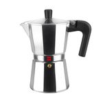 Cafetera Italiana Kenia de Aluminio con Mango de Baquelita 12 Tazas