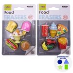 Set de Borradores de Comida Surtido