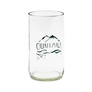 Vaso Ol Montañas de Guatemala Fabricado de Botellas de Cerveza