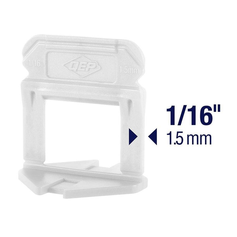 Ancla para Nivelación de Loseta Blanco de 1.5 Mm