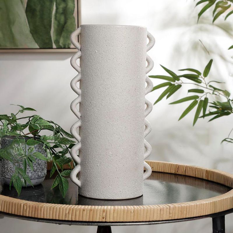 Florero Decorativo de Cerámica Texturizado