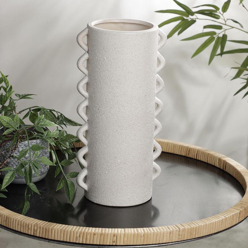 Florero Decorativo de Cerámica Texturizado