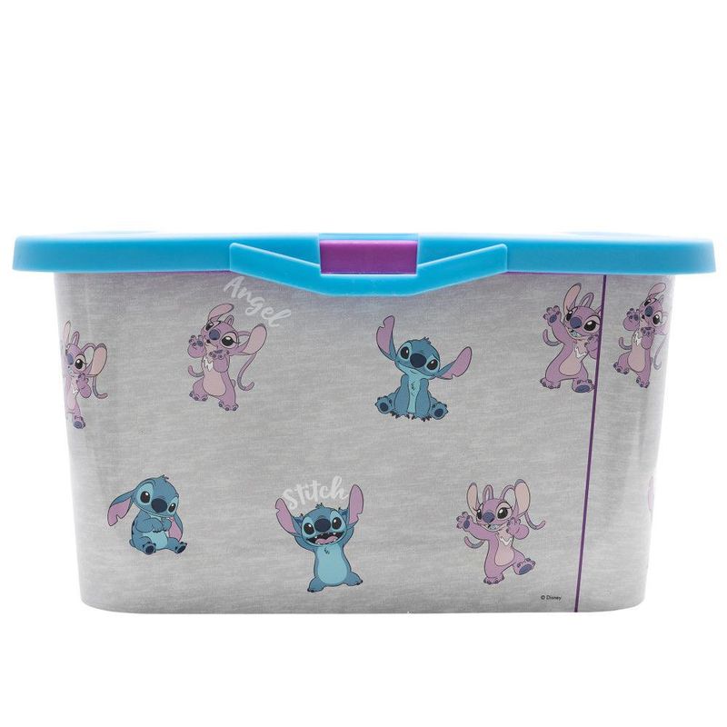 Caja de Almacenamiento Click Diseño Stitch y Angel 13 L