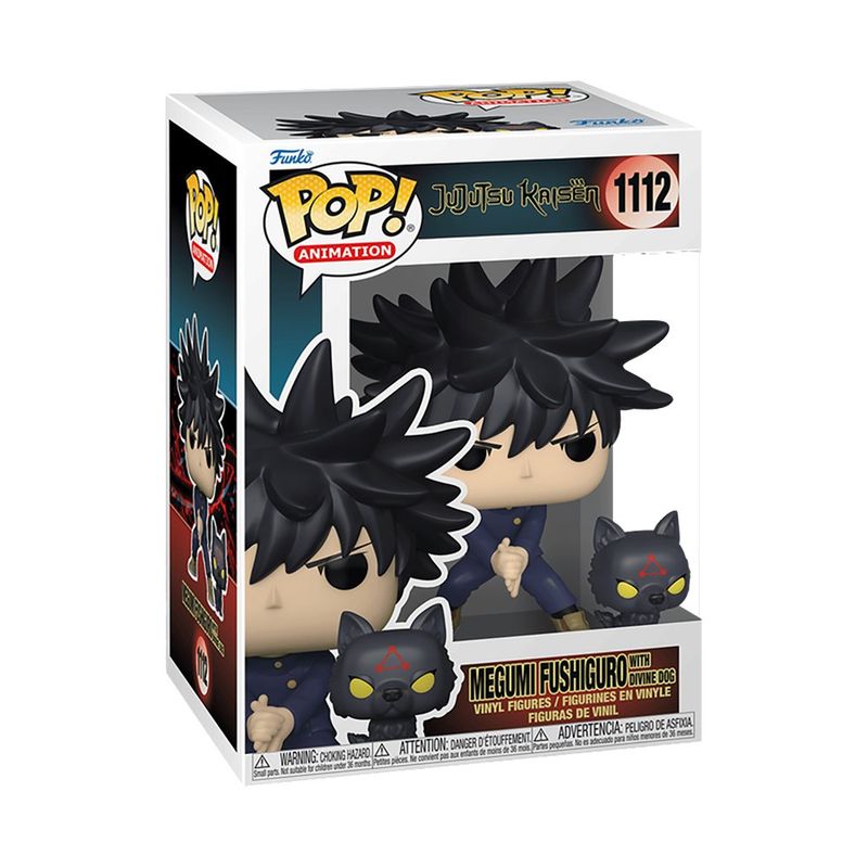 Pop Animation Megumi Fushiguro With Divine Dog - Funko