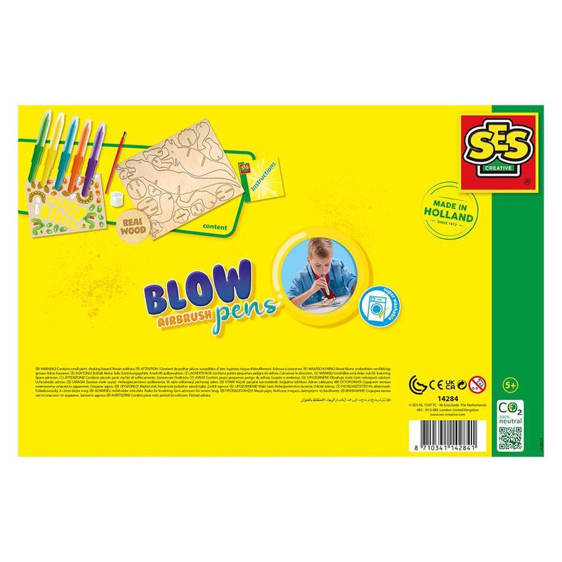 Set De Aerógrafos de Soplado Dinosaurios