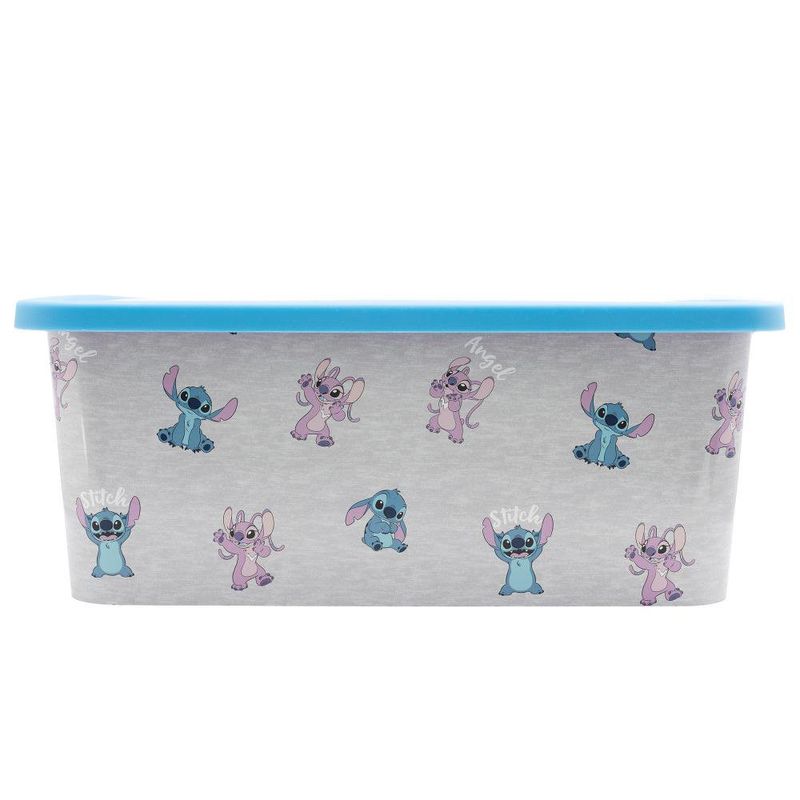 Caja de Almacenamiento Click Diseño Stitch y Angel 13 L