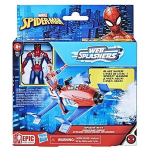 Set de Vehículo y Figura Marvel Epic Hero Hidrojet Arácnido del Hombre Araña