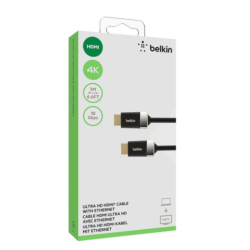 Cable HDMI para 4K Negro 2m