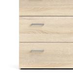Gavetero Beige de 3 Gavetas 75x36x70 Cm - Tvilum
