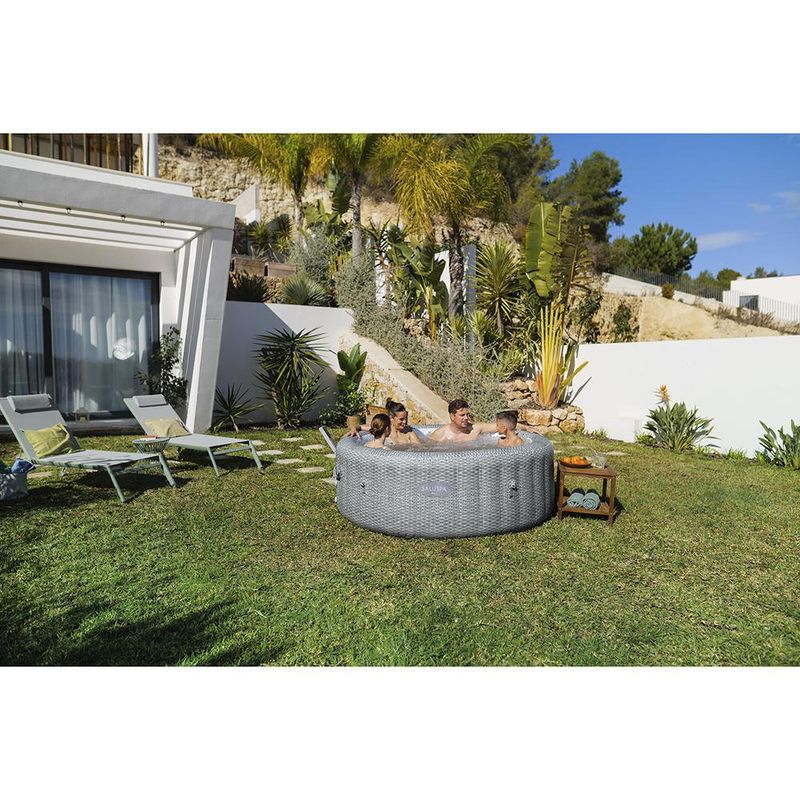 Jacuzzi Inflable Bali Max Rattan Gris