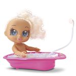 Muñeca Hora del Baño con Tina y Bata Rosa