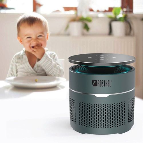 Mini Purificador de Ambiente para Escritorio Gris