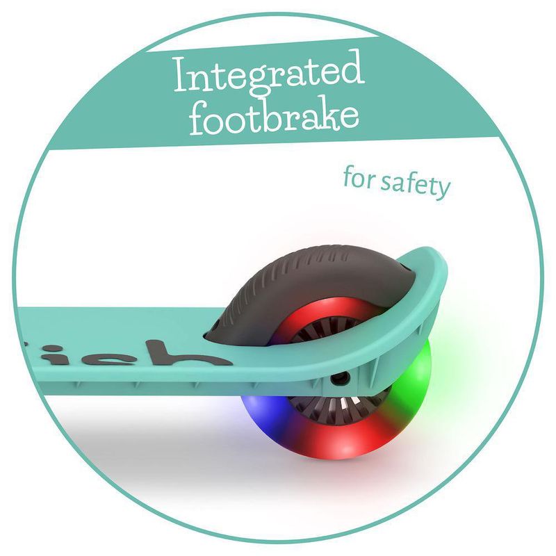 Scooter Infantil con Ruedas LED Turquesa