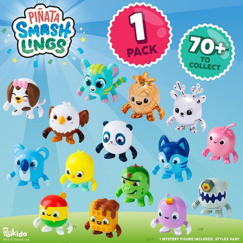 Figura Sorpresa Piñata Smashlings en Cápsula Arcoíris