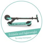 Scooter Infantil con Ruedas LED Turquesa