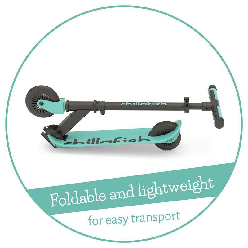 Scooter Infantil con Ruedas LED Turquesa