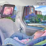 Espejo Gris para Asiento Trasero de Carro