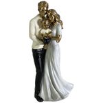 Figura Decorativa Familia con Bebé