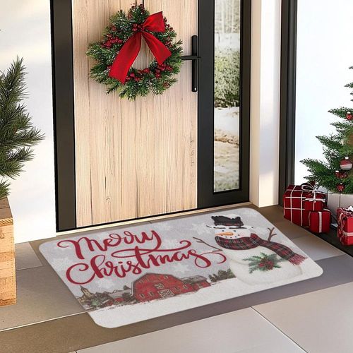 Alfombra para Entrada Merry Christmas 60x110 Cm