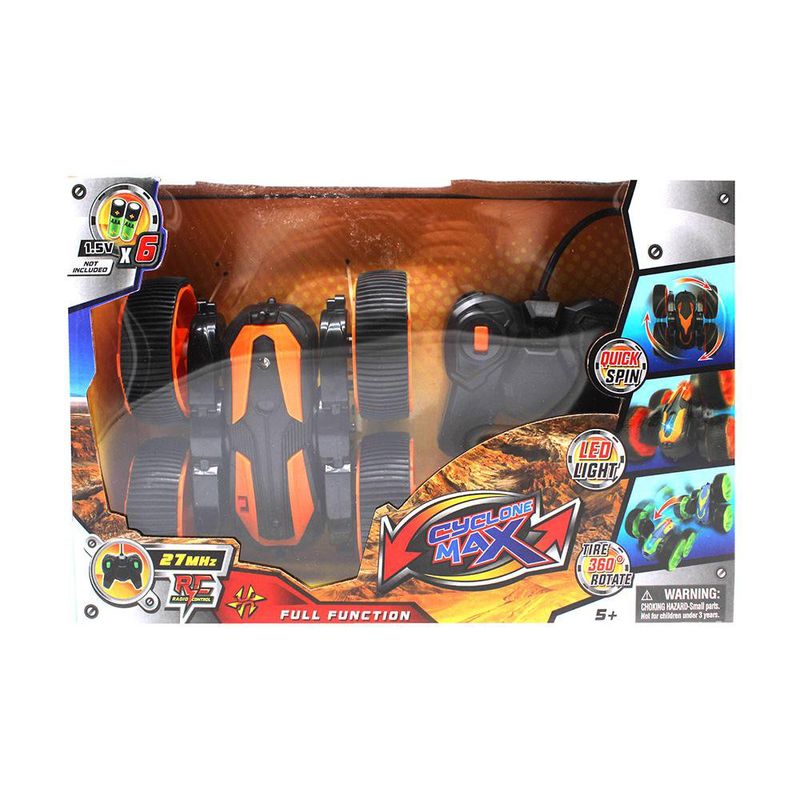 Carro de Juguete Cyclone Max RC con Giros 360°