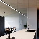 Lámpara Led de Colgar Líneal Negra Luz Cálida 17W