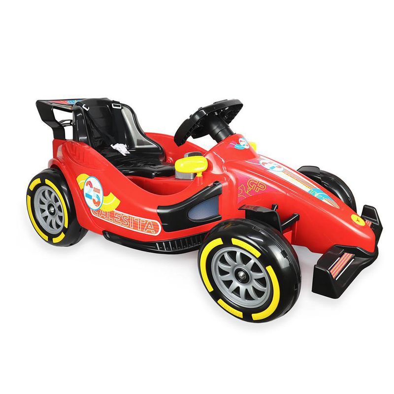 Vehículo de Carreras con Diseño Deportivo Rojo