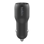 Cargador para Carro Dual USB-A 24 W Color Negro