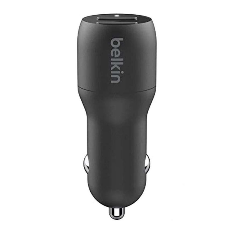 Cargador para Carro Dual USB-A 24 W Color Negro